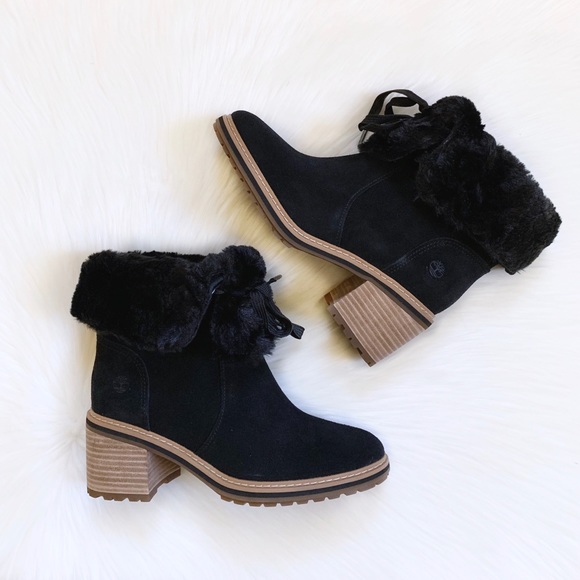 Timberland Black Sienna High Waterproof Mid Boots - Picture 6 of 11